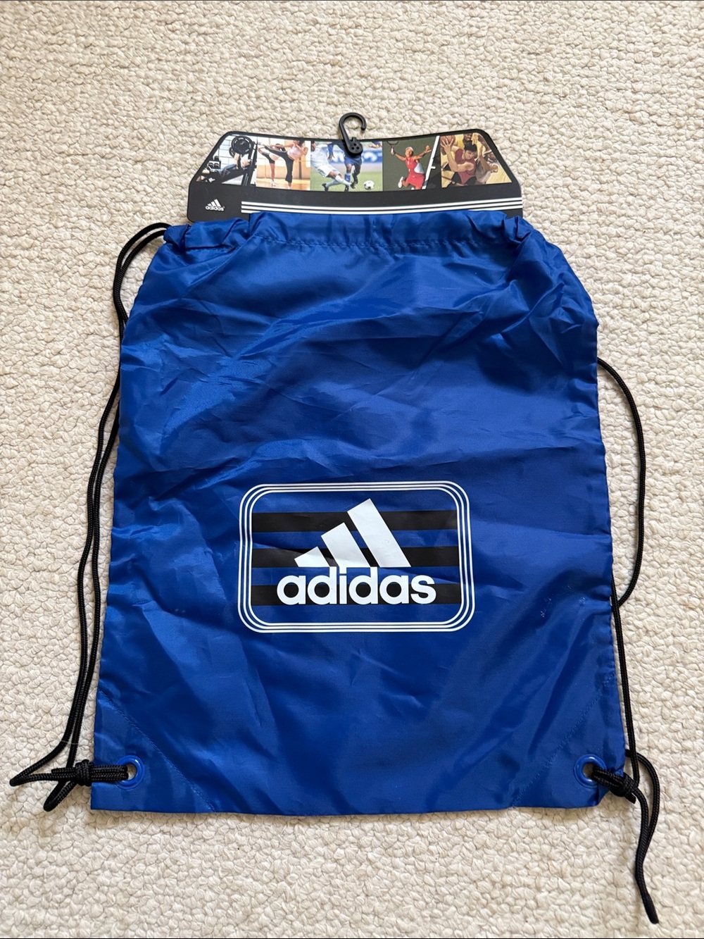 adidas Royal Blue Drawstring Sports Sack
